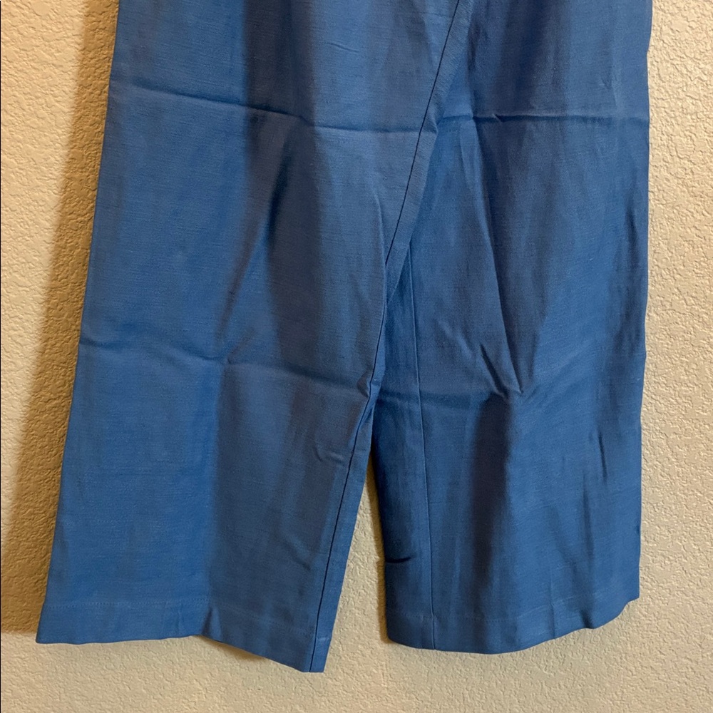 Sezane Blue Wide-Leg Trousers - Picture 3 of 7